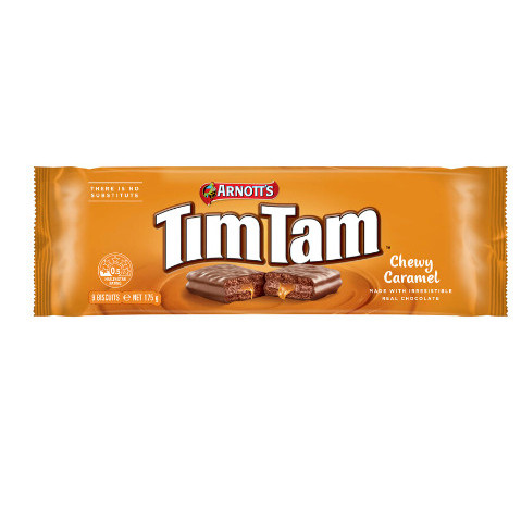 

Arnott's Tim Tam Chewy Caramel Chocolate Biscuits 175g