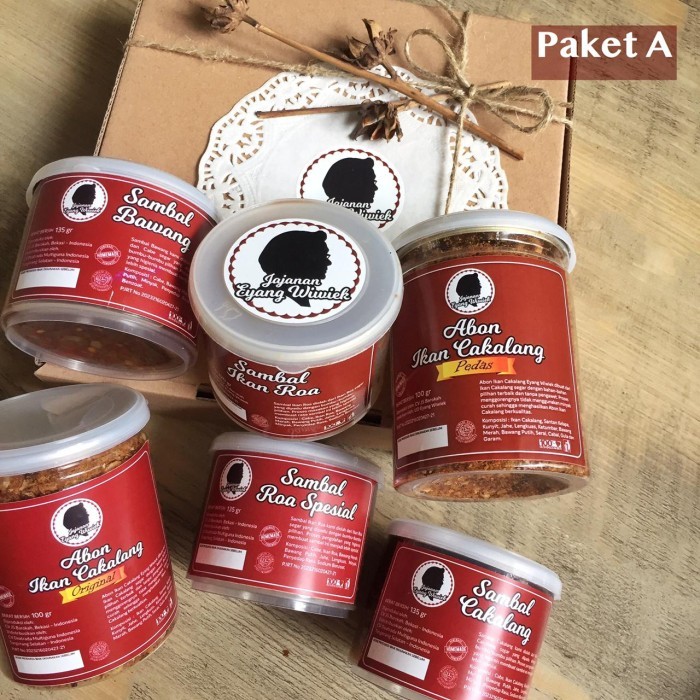 

Parsel Hampers Bingkisan Sambal Abon Jajanan Eyang Wiwiek (Paket A)