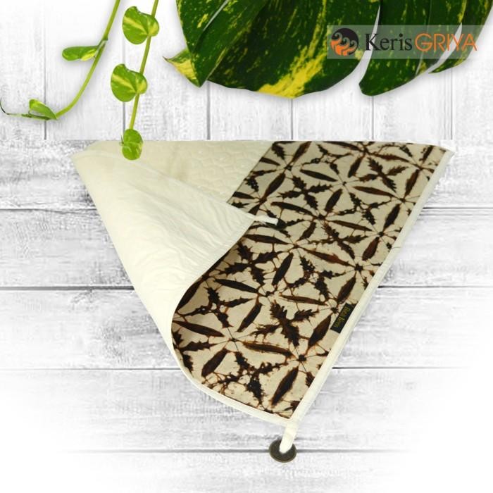 Batik Keris Loper Persegi Coin Blaco Kombinasi Batik Cap Terlaris 100 % Original