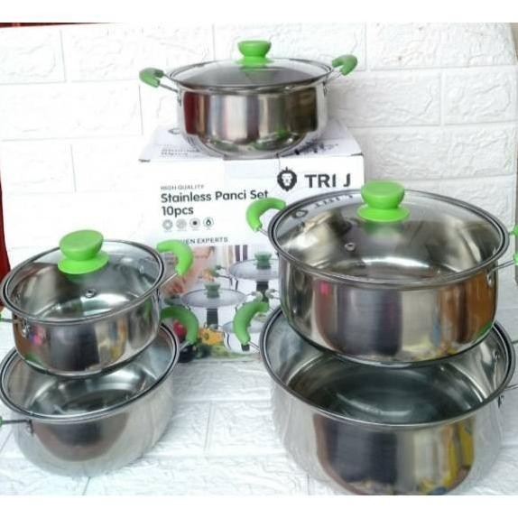 Panci Uun Tutup Aca Panci Et Gagang Warna Hijau Tutup Aca