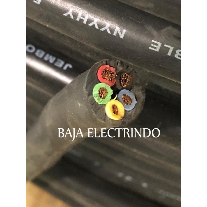 TERLARIS Kabel Listrik Serabut isi 5 NYYHY 5X4MM JEMBO/100MTR