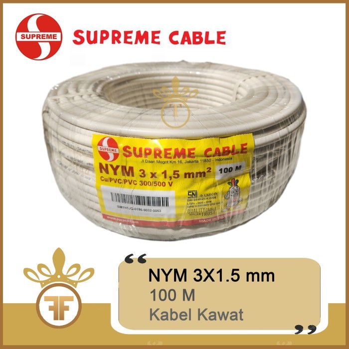 Kabel Supreme NYM 3x1.5mm Roll 100M