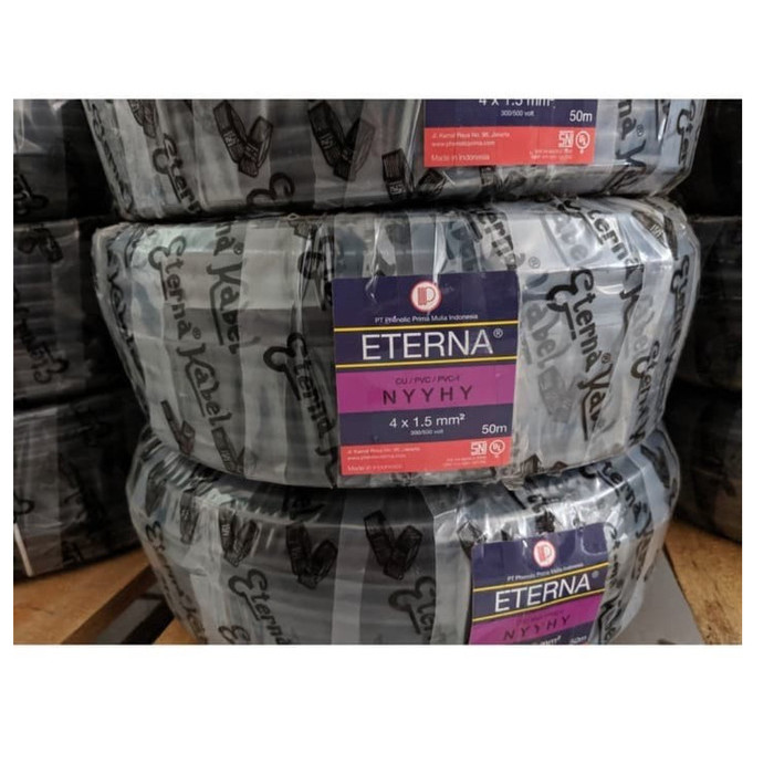 HOT SALE Kabel Listrik Eterna NYYHY/Serabut 4x1.5 4x1,5 SNI