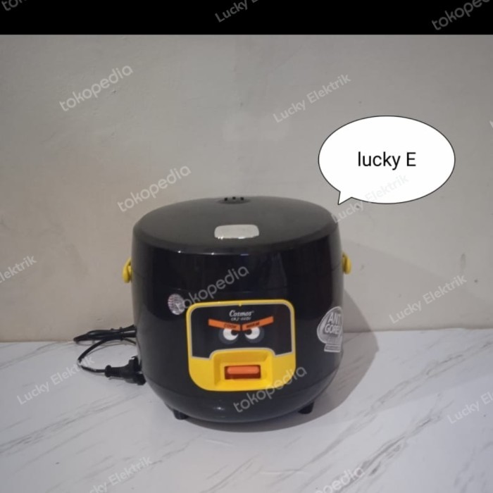 COSMOS RICE COOKER MINI 0.8 LITER 3IN 1 CRJ 6601 MCOM KECIL.HITAM