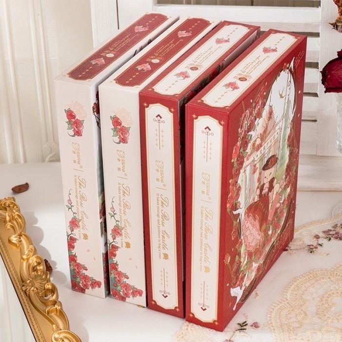

Buku Diary The Rose Castle Notebook Set + Gift Box Jurnal Set 0867