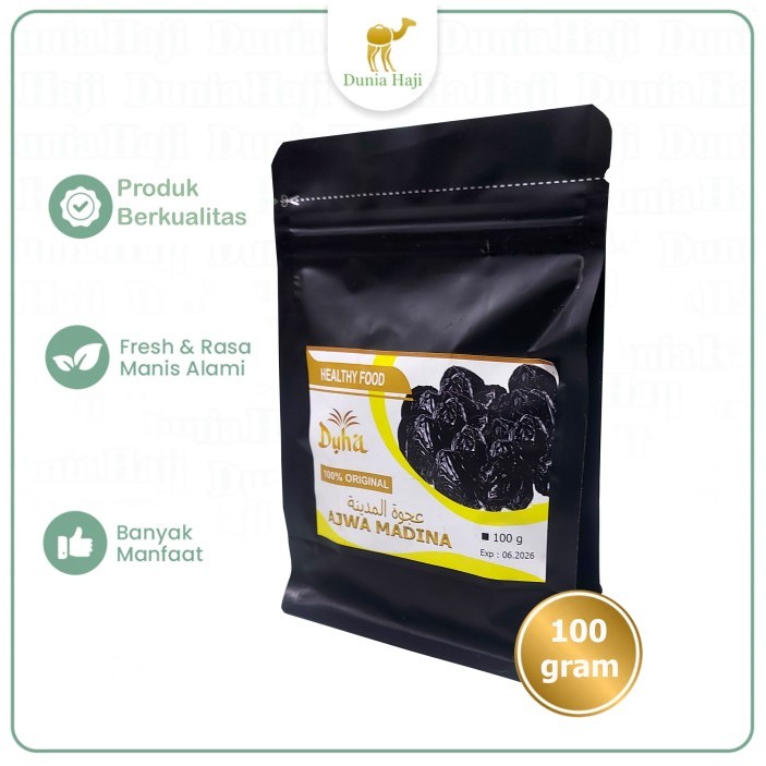 

Kurma Ajwa / Kurma Nabi Asli Harga murah /100gr