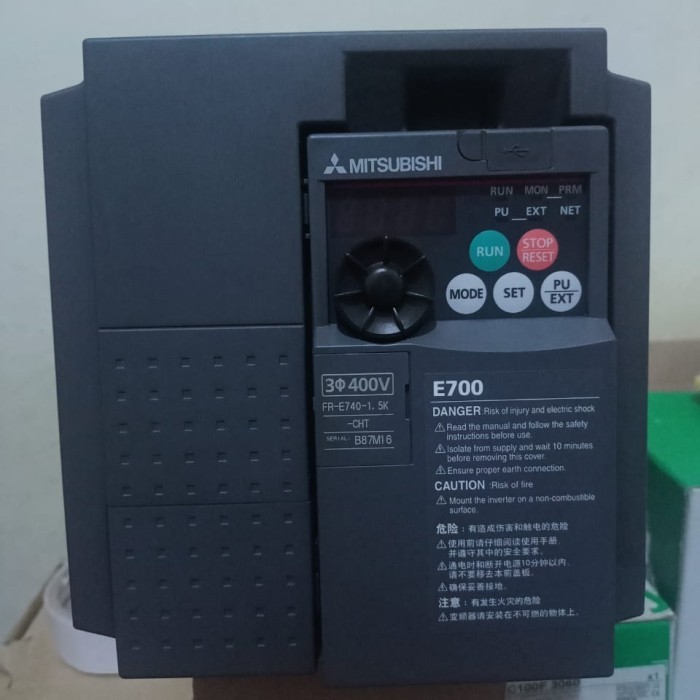 TERBARU iNVERTER Mitsubishi fR E740-1,5K CHT 3PH AC 380-480V 1,5KW