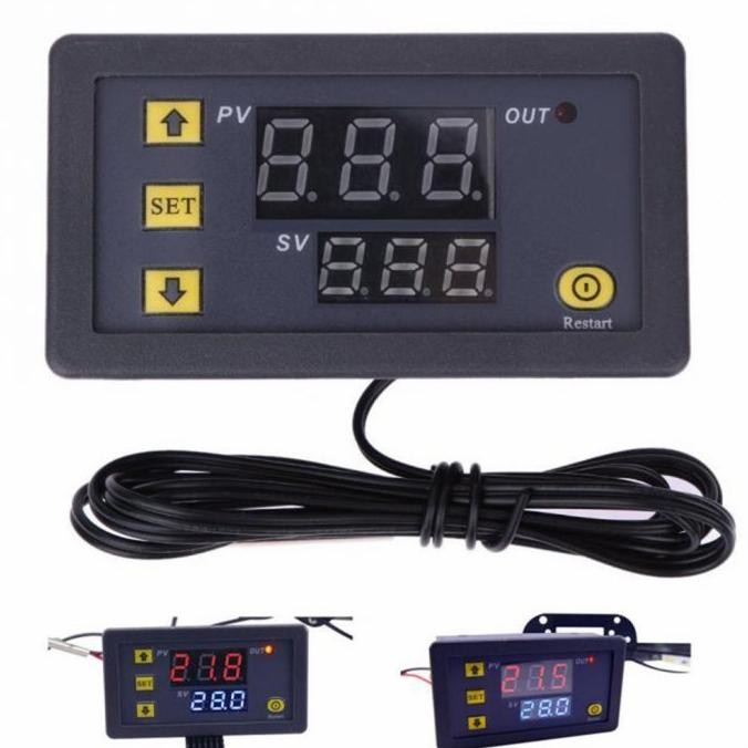 digital thermoswitch thermstart fan kipas radiator ac mobil