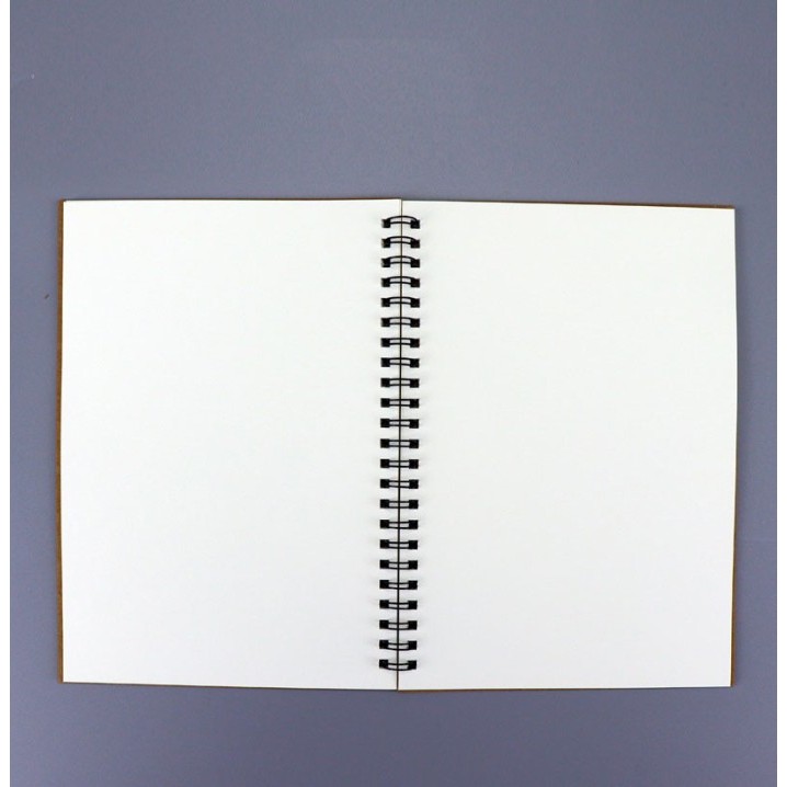 

Notebook Ring A5 Hard Cover Kertas Polos Buku Catatan Gambar - 5875