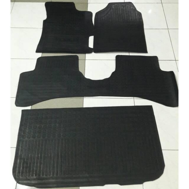 Karpet Karet Mobil Honda Brio 1 Set Hitam - Karpet Brio Bezt