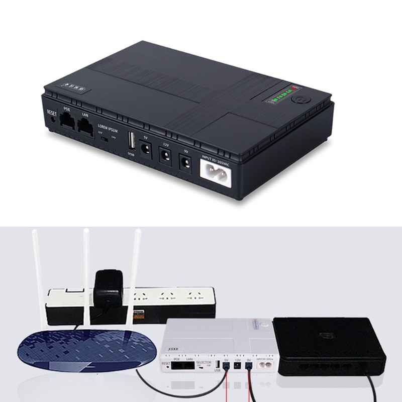 Uninterruptib Power Supply for Dc 5V, 9V, 12V Mini UPS