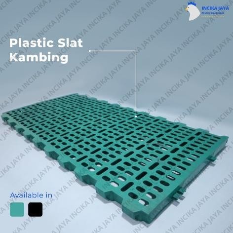 PLASTIK SLAT KAMBING HIJAU DAN HITAM - ALAS KANDANG UNTUK KAMBING LDS