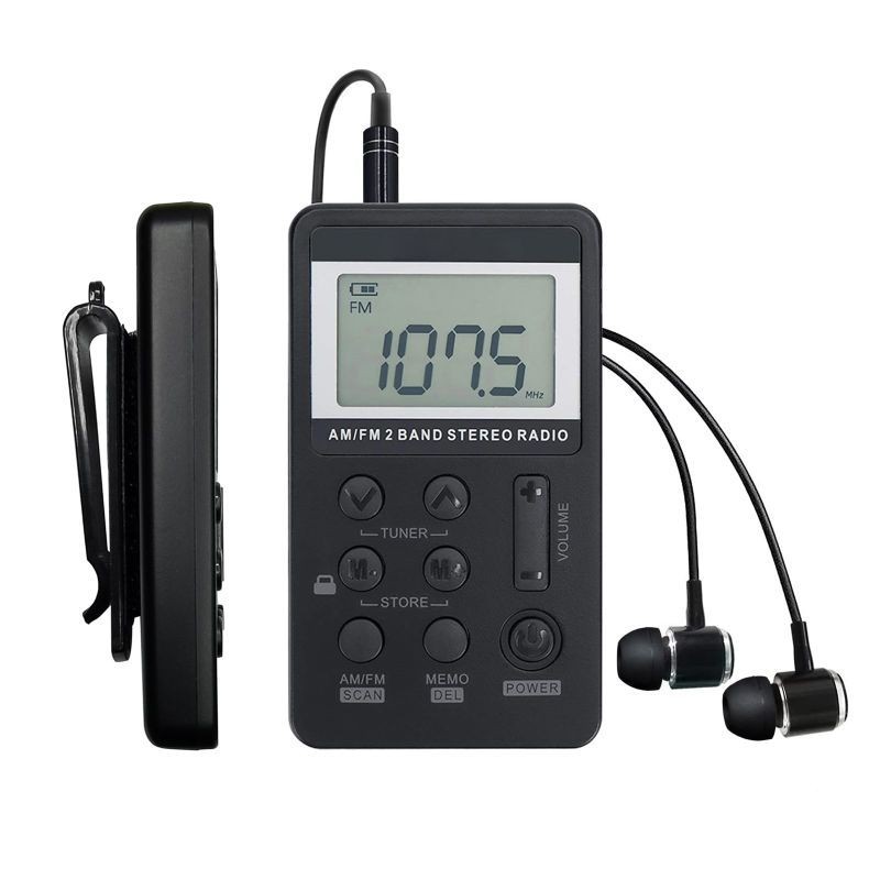 Mini Radio Saku Player Radio AM/FM Digital Tuning Radio Receiver