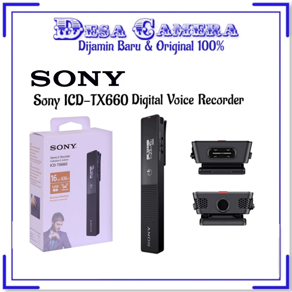Digital Voice Recorder Sony ICD-TX660