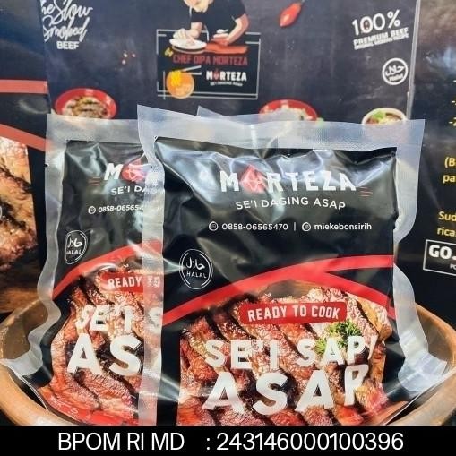 

Daging sei sapi asap morteza lengkap dengan sambal TP