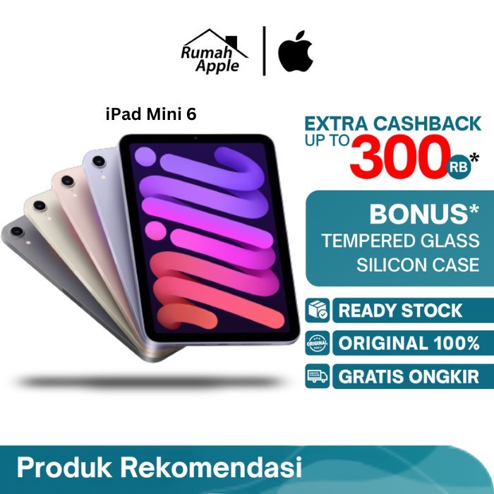 IBOX iPad Mini 6 2021 64GB 256GB 5G Wifi Cell Purple Starlight Grey