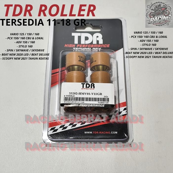 Roller Tdr 11 ,12, 13, 14 ,15, 16, 17 ,18 Gram Vario 125 / Vario Pcx Adv 150 160, Stylo 160, Beat De