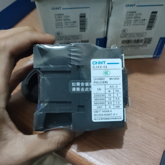 Murah Kontaktor Chint CJX2-1210 20A 220V ORIGINAL Non COD