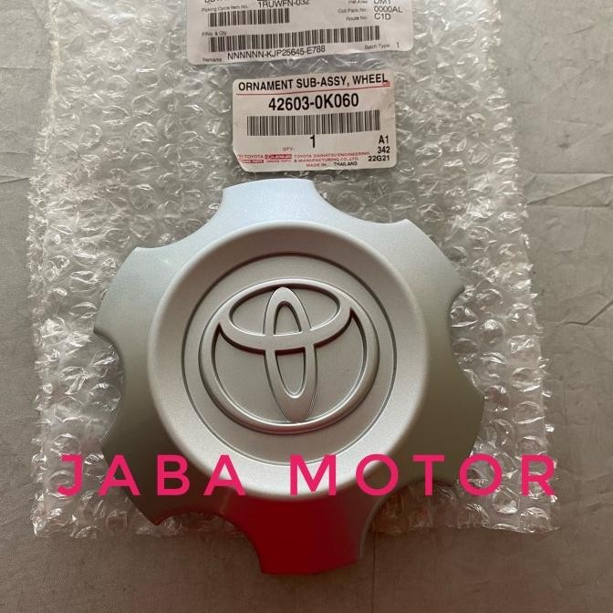 TUTUP VELG-DOP RODA HILUX VIGO ORIGINAL 42603-0K060 ORI