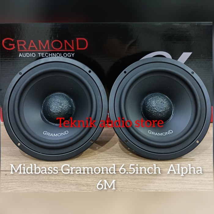 TERLARIS Speaker Midbass Gramond 6.5inch Alpha 6M