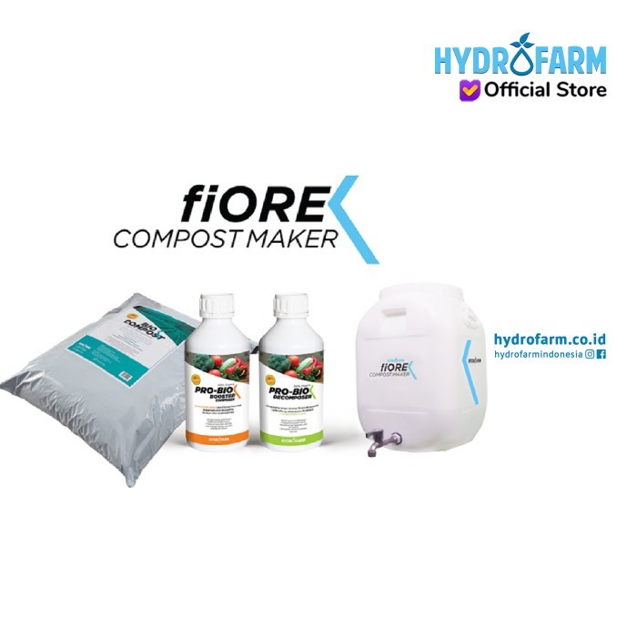 Fiore Kompos Maker/Sistem Pembuat Kompos (Tanpa Stand Kaki)- Hydrofarm