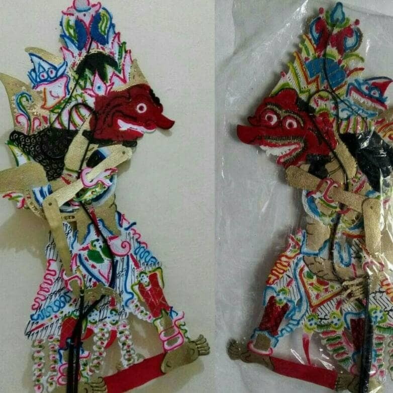WAYANG KULIT DASAMUKA & KUMBOKARNO (sepasang)