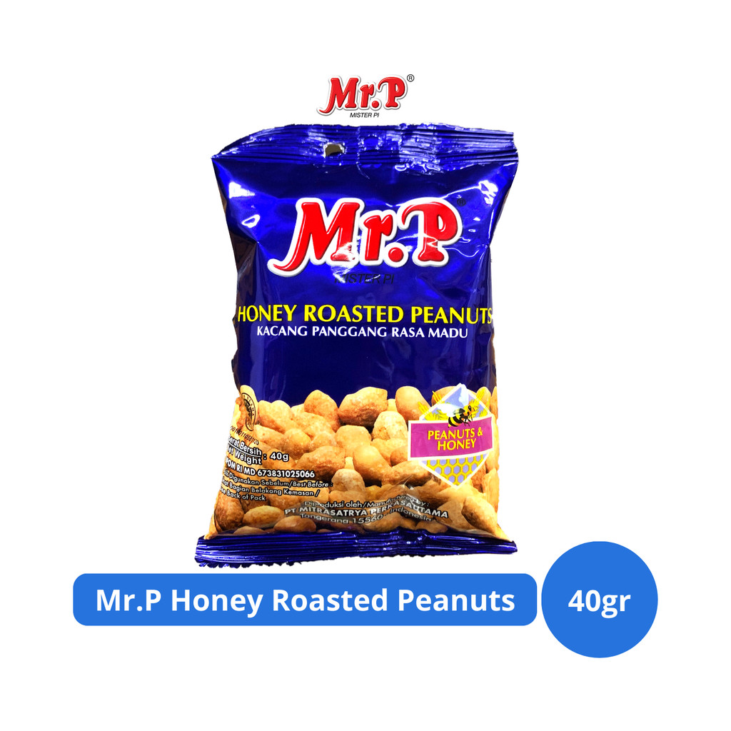 

Mr.P Honey Roasted Peanuts 40gr