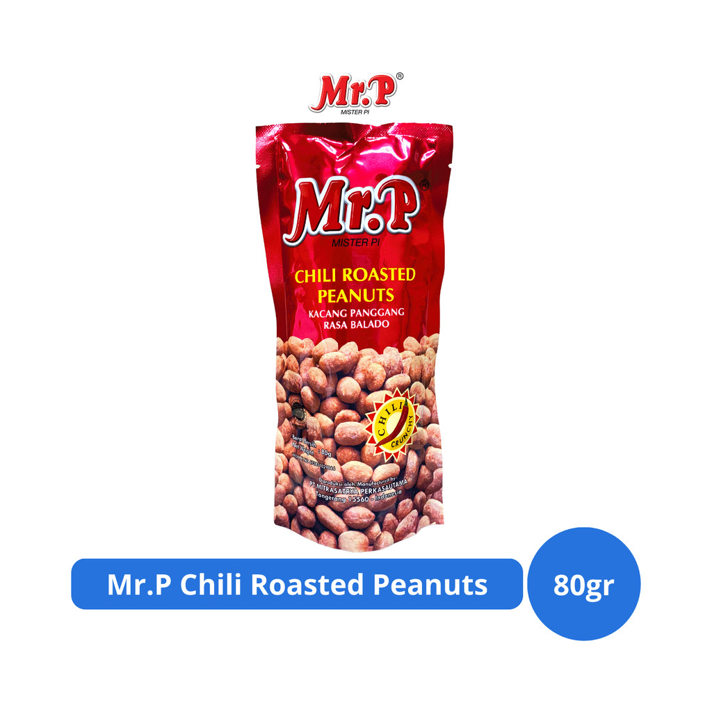 

Mr.P Chili Roasted Peanuts 80gr