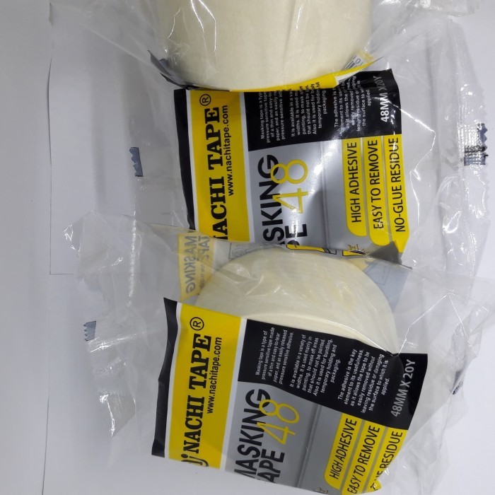

Nachi Masking Tape 48Mm X 20Yard Solasi Selotip Lakban Plakban Kertas