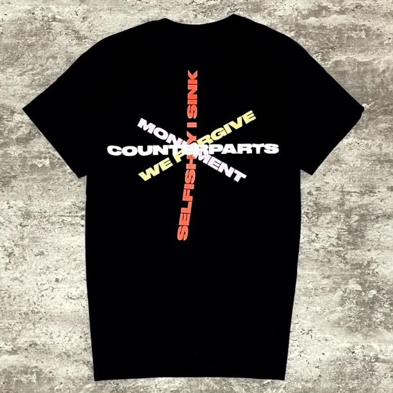 Terbaru Kaos CodCounterparts Private Room Tracklist Tshirt Black Tidur Pendek Fashion Hardworking T 