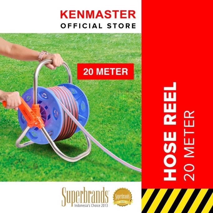 Water Hose Reel Selang Air Gulungan / Gulungan Selang / Selang Air Gulung 20 Meter - Km20