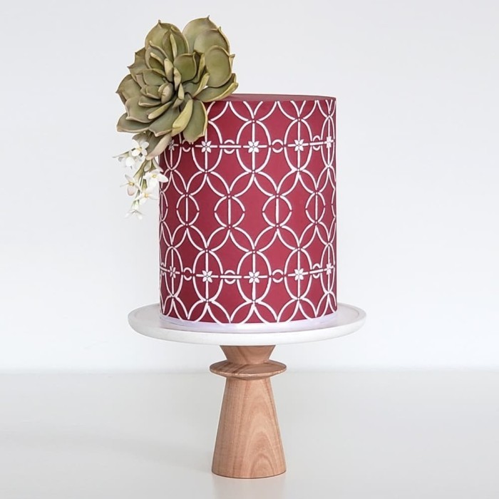 

Cake Stencil Motif 18