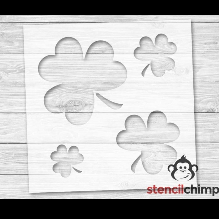 

Custom Stencil Flower