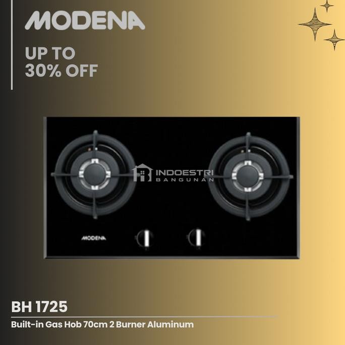 KOMPOR TANAM MODENA 2 TUNGKU BH 1725 / MODENA BH 1725 CRISTA (70 CM)