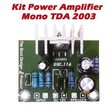 $$$$] Kit Power Amplifier Mono Mini TDA 2003 10W Dc 12V 10 Watt TDA2003