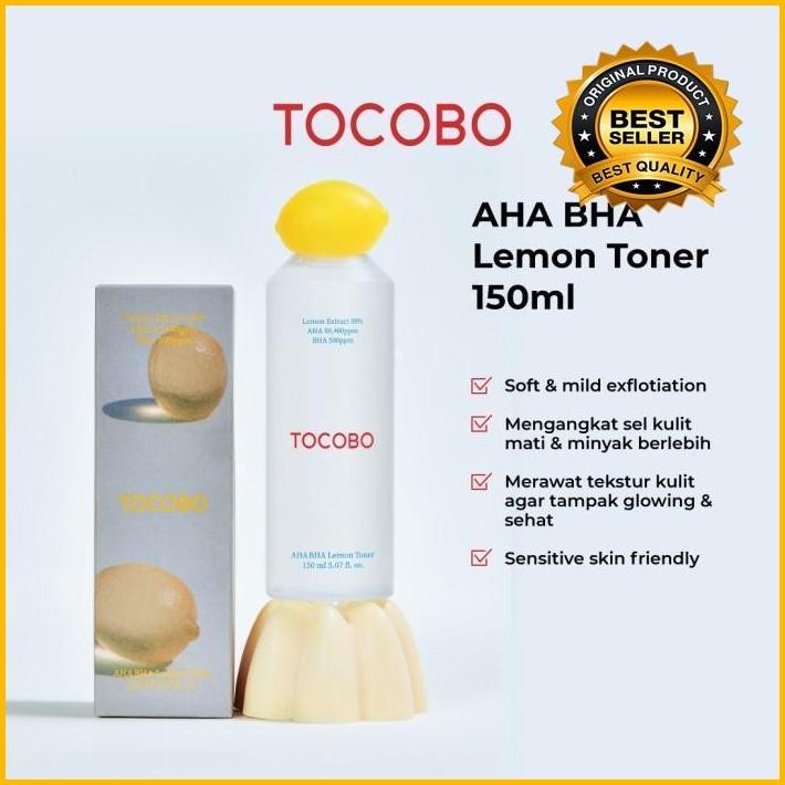 Tocobo Aha Bha Lemon Toner Terlaris 100 % Original