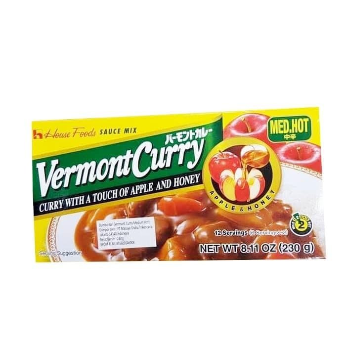 

House Vermont Curry Jumbo Medium Hot 230 Gr Terlaris 100 % Original