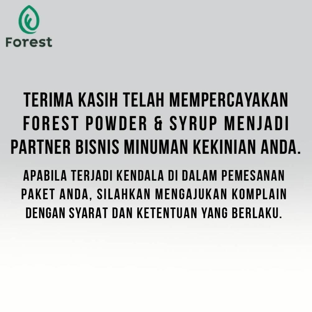 

Bubuk Minuman Teh THAI TEA PLUS GULA Powder 1 gr - FOREST