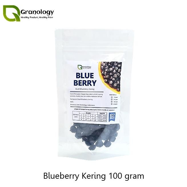 

Dried Blueberry / Blueberry Kering (100 gram) by Granology