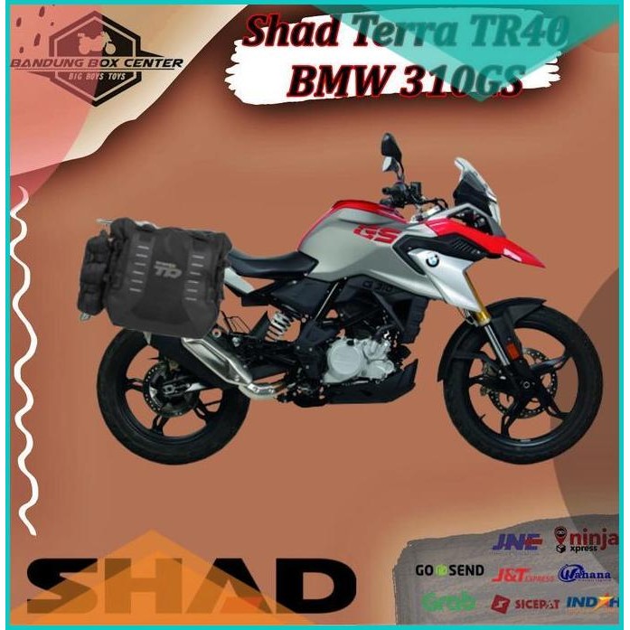 SideBag Shad Terra TR40 Tas Samping BMW 310 GS Terra TR 40 BMW GS310 0
