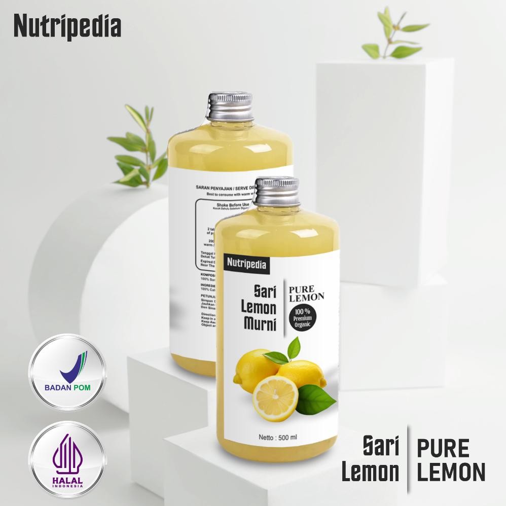 

NUTRIPEDIA - PAKET SEHAT DETOX - SARI LEMON ML DAN CUKA APEL ML
