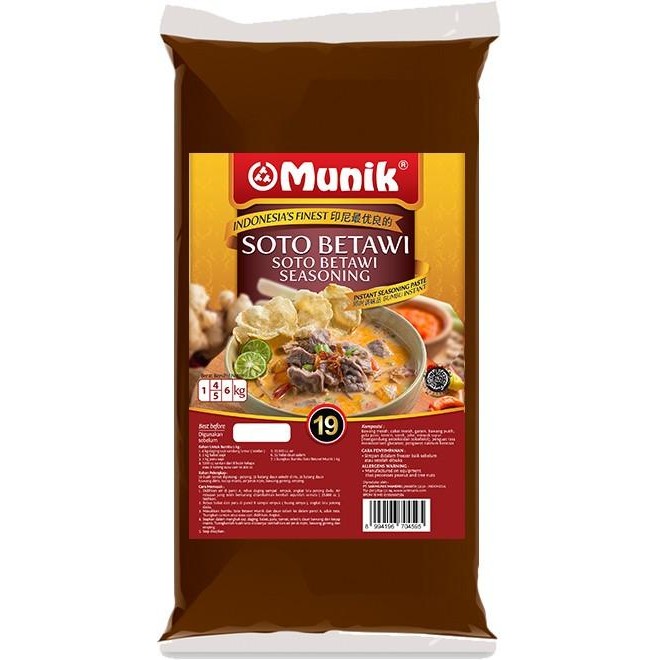 

Bumbu Munik Soto Betawi - 1000Gr New 100 % Original