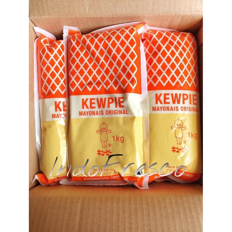 

Kewpie Mayonnaise Original Sauce Pouch 1Kg- Saus Salad Mayonais Termurah 100 % Original
