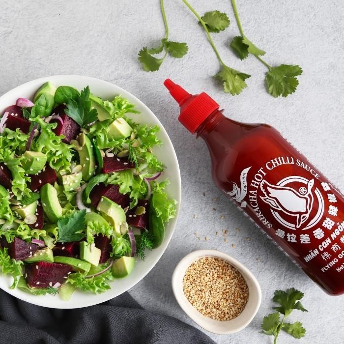 

Sriracha Flying Goose Super Hot 455Ml / Sambal Saos Super Pedas Vegan Termurah 100 % Original