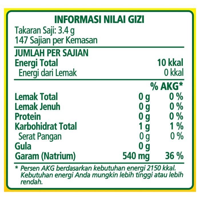 

Knorr Chicken Seasoning Powder 500G - 3 Pouch Termurah 100 % Original