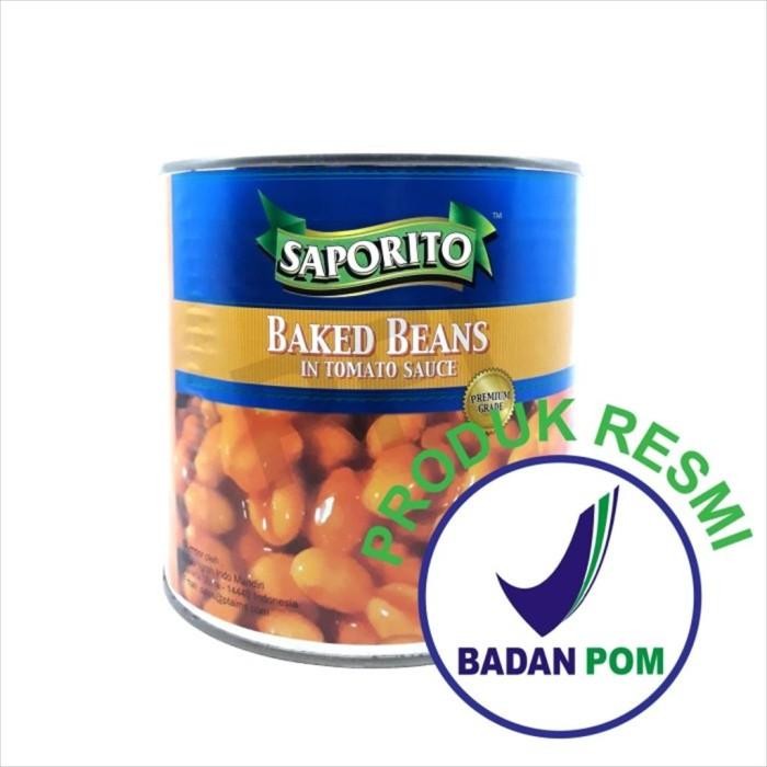 

Saporito Baked Beans In Tomato Sauce 2,5 Kg Terbaru 100 % Original