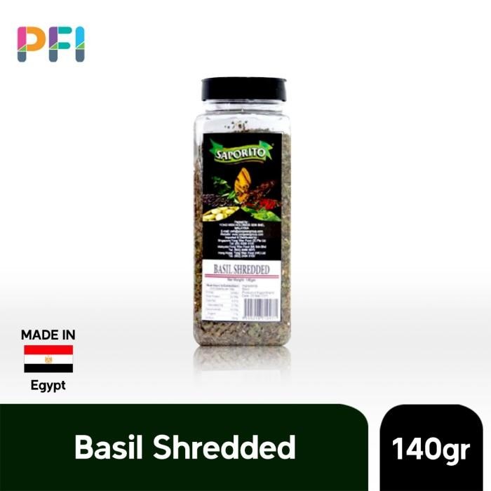 

Basil Shredded Saporito 140G ( Daun Basil Import ) Terlaris 100 % Original