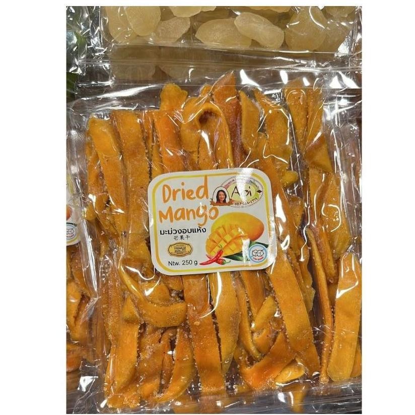 

BC-Cemilan Buah Kering Dried Mango AOI 250 Gr Ada Original dan Spicy Enak Banget Ori Thailand