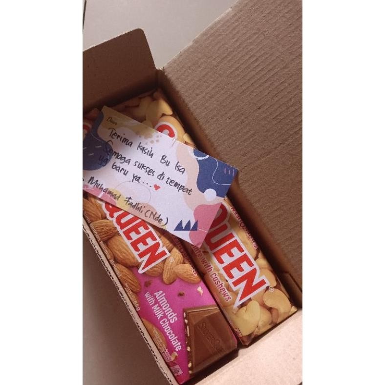 

Silverqueen Almonds/Mede 55 gram 1 box (6 pcs) free custom ucapan