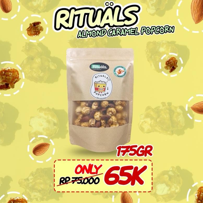 

Rituals popcorn ALMOND caramel LARGE- Homemade by Willy Kun